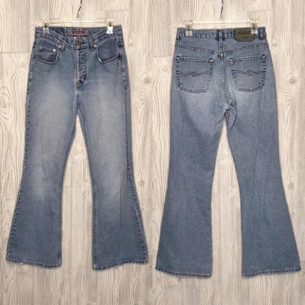 Silver Jeans Vintage Flare Button Fly 29x33